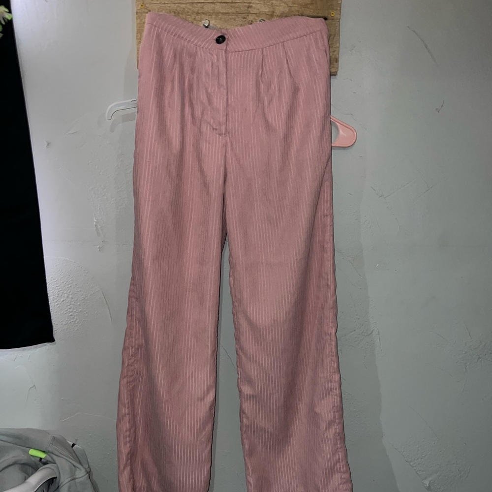 Shein pink corduroy pants